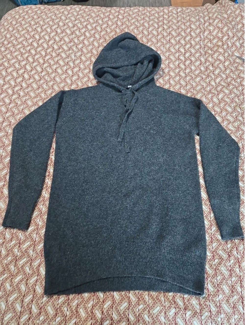 Uniqlo  hooded sweater dress /tunic womens xs